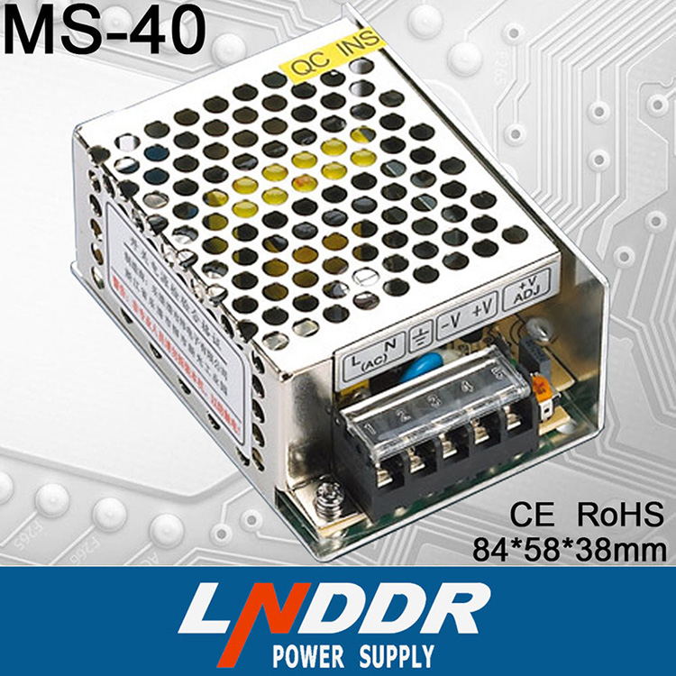 供应LED电源 LS-40W-15V小体积单组输出开关电源 led开关电源厂家